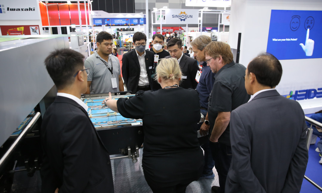 MK Promatrix106CSB 在泰國2023 Pack Print International (PPI)大放異彩！